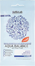 Kup Nawilżająca maseczka bez spłukiwania na twarz i szyję - Selfielab Aqua Balance