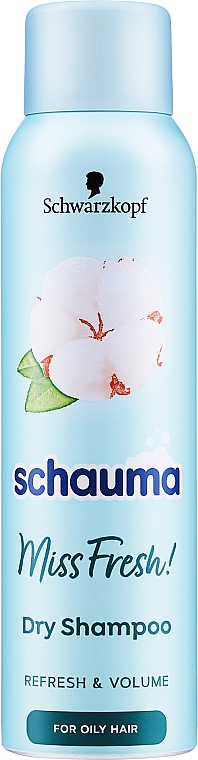 Odświeżający suchy szampon do włosów przetłuszczających się - Schwarzkopf Schauma Miss Fresh
