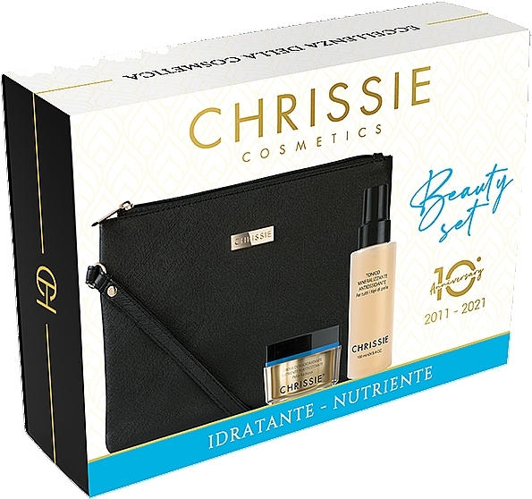 Zestaw - Chrissie Beauty Set (cr/50ml + toner/100ml + bag/1pc) — Zdjęcie N1