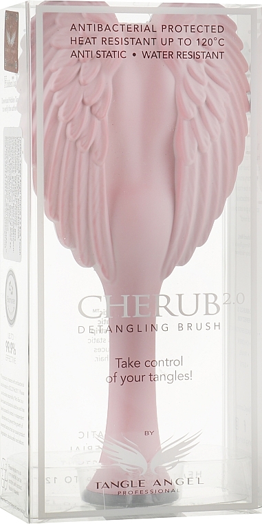 PREZENT! Szczotka do włosów, różowa - Tangle Angel Cherub 2.0 Soft Touch Pink — Zdjęcie N1