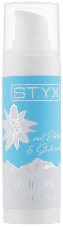 Alpejskie hydro serum nawilżające z szarotką - Styx Naturcosmetic Alpin Derm Hydro-Serum with Edelweiss — Zdjęcie N1