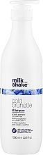Szampon do włosów ciemnych - Milk_Shake Cold Brunette Shampoo — Zdjęcie N2