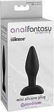 Korek analny, silikonowy, czarny - PipeDream Anal Fantasy Collection Mini Silicone Plug Black — Zdjęcie N1