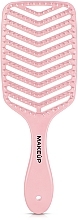 Szczotka do włosów, różowa - MAKEUP Massage Air Hair Brush Pink — Zdjęcie N1