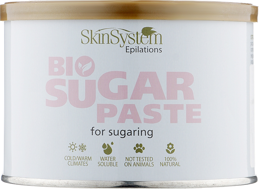 Pasta cukrowa do depilacji, średnia twardość, bez ogrzewania - Skin System Bio Sugar Paste Medium
