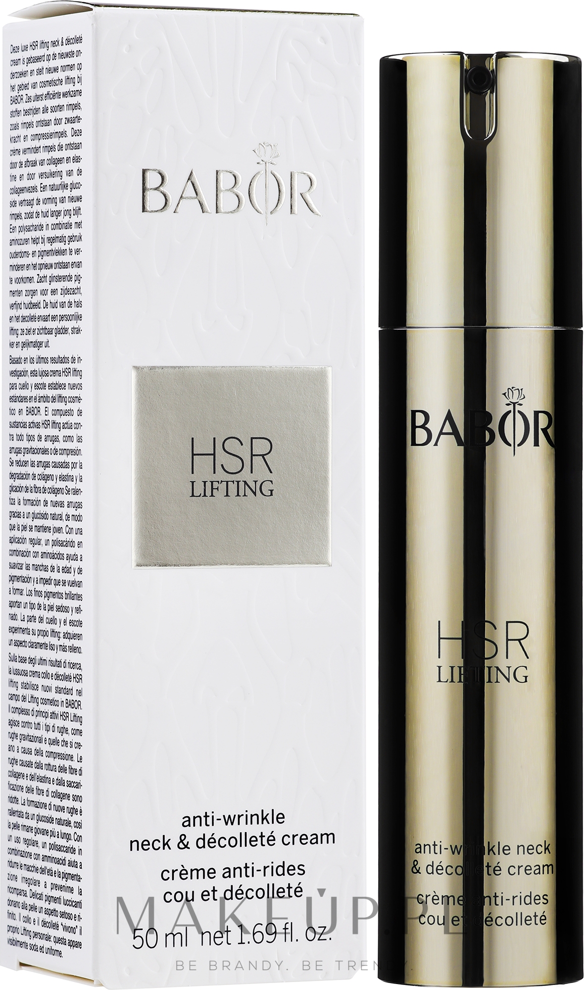 Liftingujący krem do szyi i dekoltu - Babor HSR Lifting Neck & Decollete Cream — Zdjęcie 50 ml