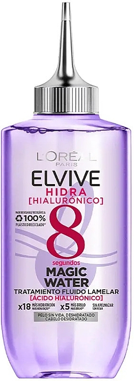 Nawilżająca odżywka do włosów - L'Oreal Paris Elvive Hidra Hyaluronic Magic Water — Zdjęcie N1