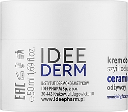 Odżywczy krem ​​do twarzy z ceramidami - Ideepharm Idee Derm Nourishing Ceramide Face Cream — Zdjęcie N1