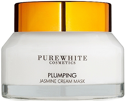 PRZECENA! Ujędrniająca maseczka do twarzy z ekstraktem z jaśminu - Pure White Cosmetics Plumping Jasmine Cream Mask * — Zdjęcie N1