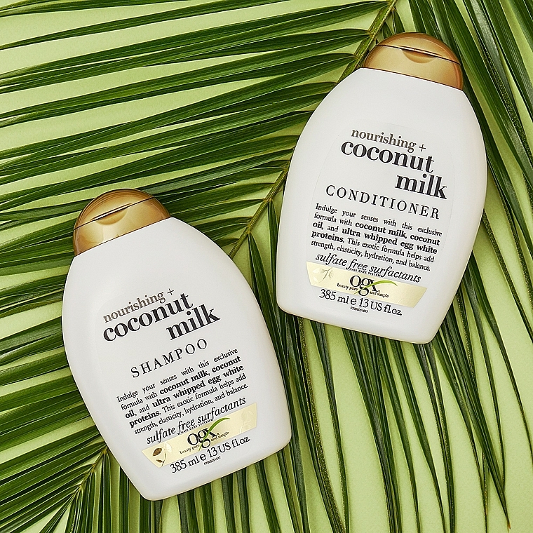 Odżywka do włosów z mleczkiem kokosowym - OGX Nourishing Coconut Milk Conditioner — Zdjęcie N5