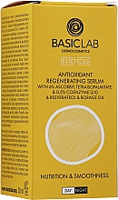 Antyoksydacyjne serum regenerujące do twarzy - BasicLab Dermocosmetics Esteticus Face Serum 6% Tetraisopalmitate 0.5% Coenzyme Q10 — Zdjęcie N4