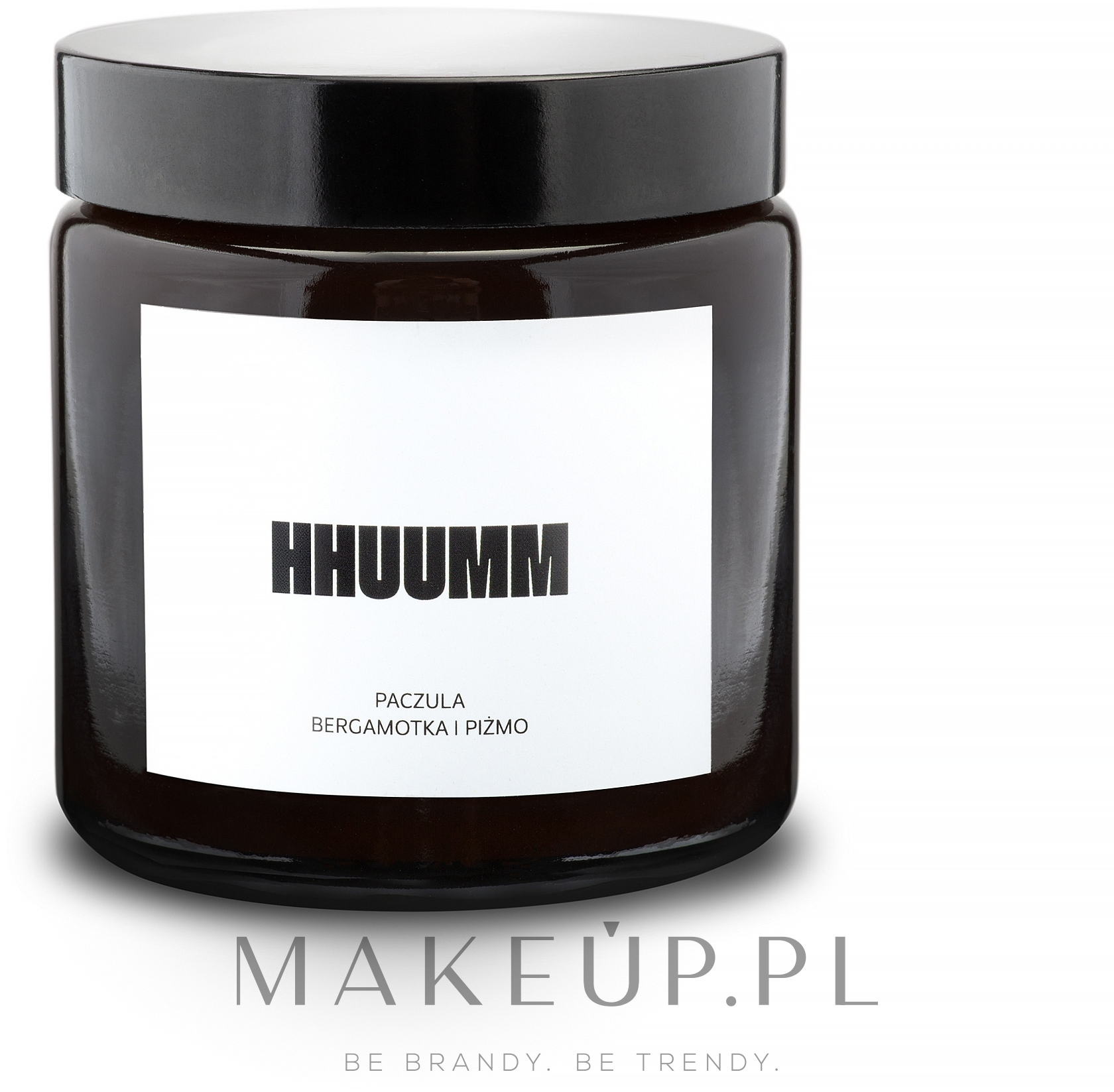 Naturalna świeca sojowa Paczula, bergamotka i piżmo - Hhuumm  — Zdjęcie 120 ml