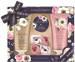 Kup Zestaw - Baylis & Harding Royale Garden (sh/cr 200 ml + b/lot 200 ml + b/butter 50 ml + soap 6 g)