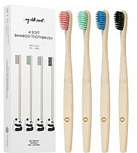 Zestaw szczoteczek do zębów - My White Secret 4 Soft Bamboo Toothbrush — Zdjęcie N2