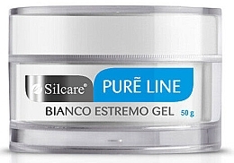 PRZECENA! Żel do paznokci - Silcare Pure Line Bianco Estremo Gel * — Zdjęcie N1