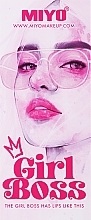 Zestaw - Miyo Girl Boss (lip/gloss/4ml + lip/pencil/1.2g) — Zdjęcie N2