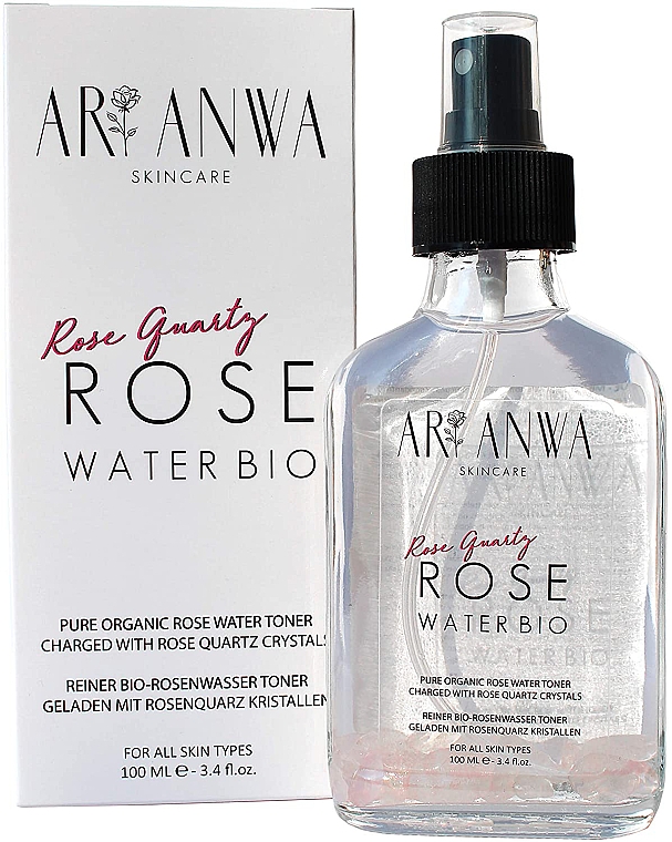 Spray do twarzy Woda różana - ARI ANWA Skincare Rose Quartz Rose Water Spray — Zdjęcie N1