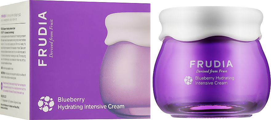 Jagodowy intensywnie nawilżający krem do twarzy - Frudia Blueberry Hydrating Intensive Cream — Zdjęcie N2