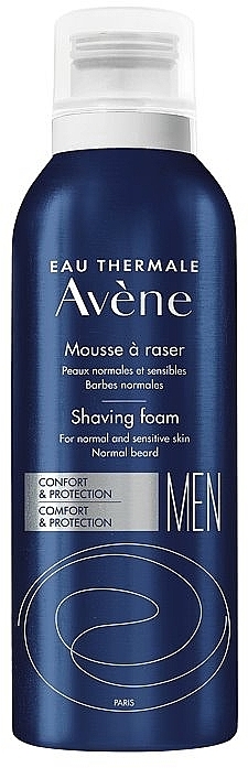 Pianka do golenia dla skóry normalnej i wrażliwej - Avene Homme Comfort & Protection Shaving Foam — Zdjęcie N2