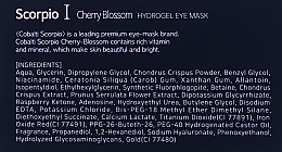 Hydrożelowe płatki pod oczy z ekstraktem z kwiatu wiśni i 24K złotem - Cobalti Cherry Blossom — Zdjęcie N3