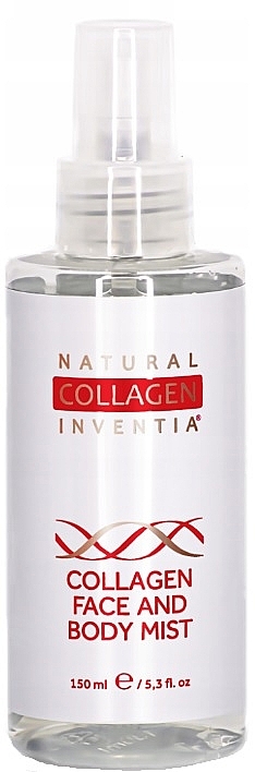 Mgiełka kolagenowa do twarzy i ciała - Natural Collagen Inventia Face And Body Mist — Zdjęcie N1