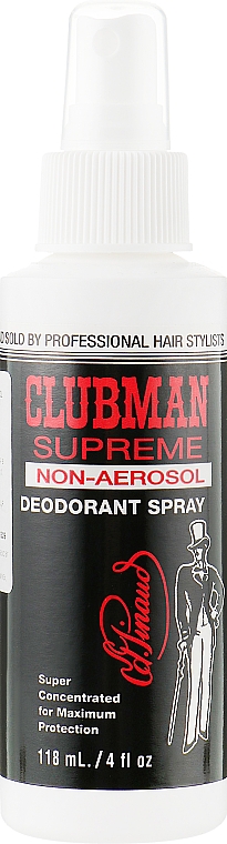 Dezodorant bez aerozolu dla mężczyzn - Clubman Supreme Non-Aerosol Deodorant Spray — Zdjęcie N1