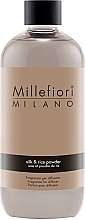 Dyfuzor zapachowy - Millefiori Milano Silk & Rice Powder Fragrance Diffuser (uzupełnienie) — Zdjęcie N1