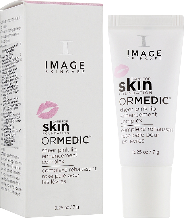 Intensywnie odżywiający żel do ust - Image Skincare Ormedic Sheer Pink Lip Enhancement Complex — Zdjęcie N2