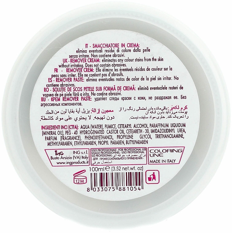 Krem od śladów farby - ING Professional Color Remover Cream — Zdjęcie N4