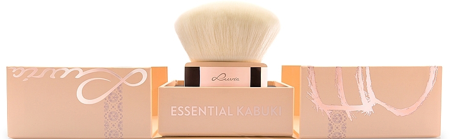 Pędzel kabuki, nude - Luvia Cosmetics Essential Kabuki Nude — Zdjęcie N4