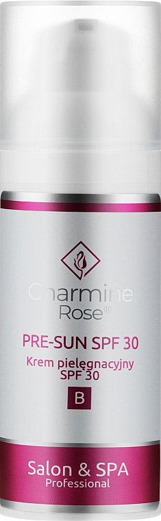 Krem pielęgnacyjny do twarzy SPF 30 - Charmine Rose Pre-Sun SPF 30 — Zdjęcie N1