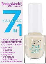 Wzmacniacz do paznokci 7 w 1 - Bottega Verde 7-In-1 Treatment For Perfect Nails With Camellia Oil  — Zdjęcie N2