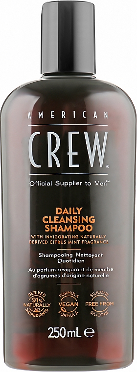 Szampon do włosów do codziennego stosowania - American Crew Daily Cleansing Shampoo