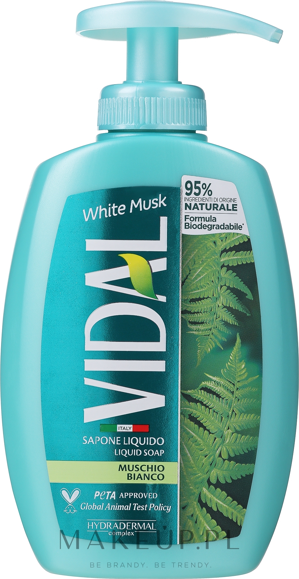 Mydło w płynie, Białe piżmo - Vidal Liquid Soap White Musk — Zdjęcie 300 ml