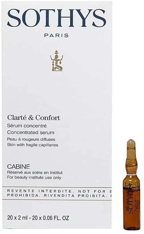 Serum rozjaśniające w ampułkach - Sothys Clarte&Confort Concentrated Serum — Zdjęcie N1