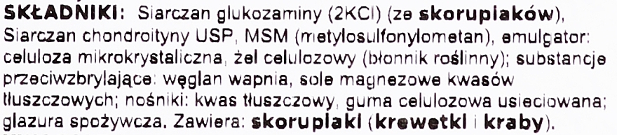 Suplement diety MSM, Glukozamina i chondroityna, 120 szt. - Swanson Glucosamine Chondroitin & MSM — Zdjęcie N2