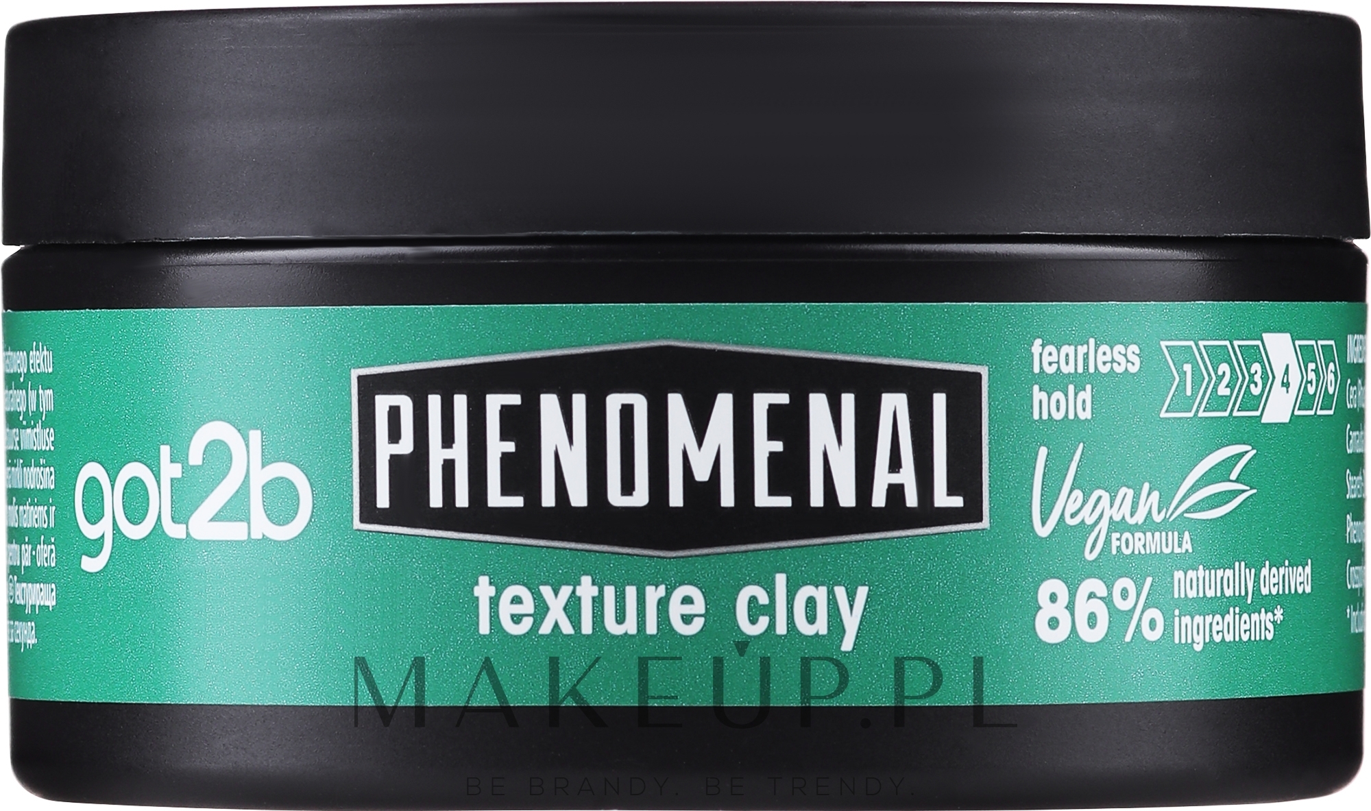 Teksturyzująca glinka do włosów dla mężczyzn - Got2b Phenomenal Texturizing Clay — Zdjęcie 100 ml