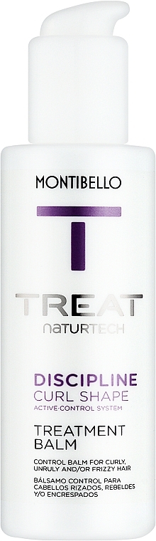 Balsam do włosów kręconych - Montibello Treat NaturTech Discipline Curl Shape Treatment Balm — Zdjęcie N1