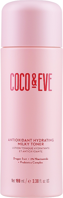 Mleczny tonik do twarzy - Coco & Eve Antioxidant Hydrating Milky Toner — Zdjęcie N1