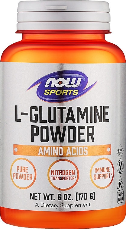 Glutamina w proszku - Now Foods Sports L-Glutamine Powder — Zdjęcie N1