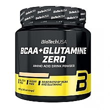 Kompleks aminokwasów i glutaminy w proszku - BioTechUSA BCAA + Glutamine Zero Orange Amino Acid Drink Powder — Zdjęcie N1