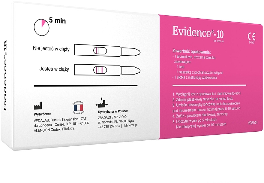 Test ciążowy - Lab.Home Evidence-10 — Zdjęcie N2