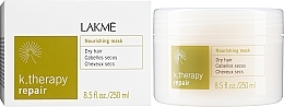 Odżywcza maska do włosów suchych - Lakmé K.Therapy Repair Mask — Zdjęcie N2