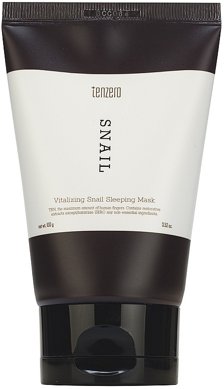 Przeciwzmarszczkowa maska nocna z mucyną ślimaka - Tenzero Snail Vitalizing Snail Sleeping Mask  — Zdjęcie N1