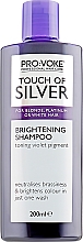 Kup Szampon rozjaśniający, eliminujący żółte odcienie - Pro:Voke Touch Of Silver Brightening Shampoo