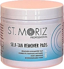 Płatki do usuwania samoopalacza - St. Moriz Professional Tan Remover Pads — Zdjęcie N1