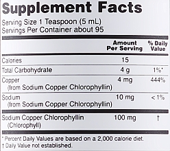 Koncentrat z chlorofilem - Now Foods Liquid Chlorophyll — Zdjęcie N3