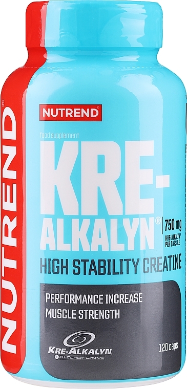 Suplement diety Krealkalin, kapsułki - Nutrend Kre-Alkalyn 750 — Zdjęcie N1