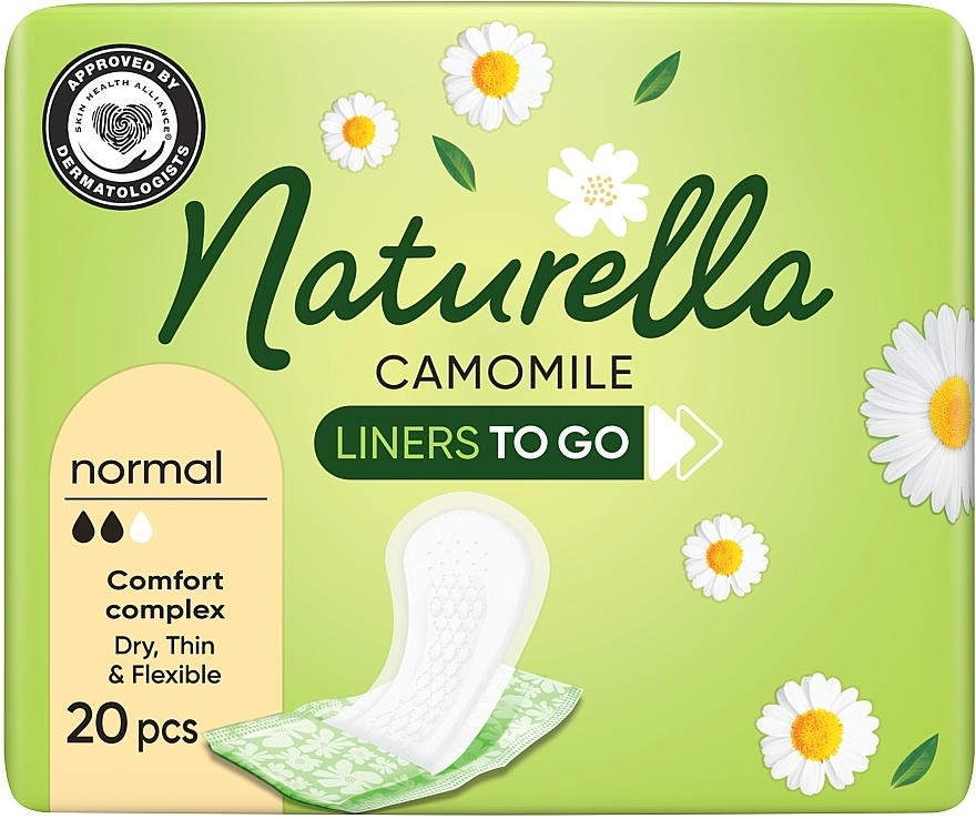 Wkładki higieniczne, 20 szt. - Naturella To Go Liner Normal — Zdjęcie N2