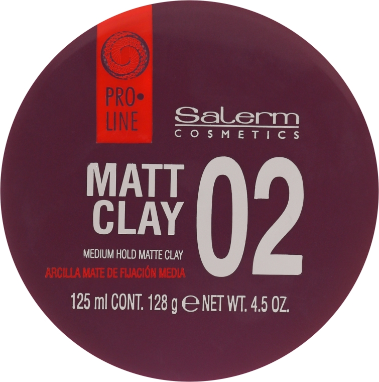 Matowa pomada do stylizacji włosów - Salerm Pro Line Matt Clay — Zdjęcie N2